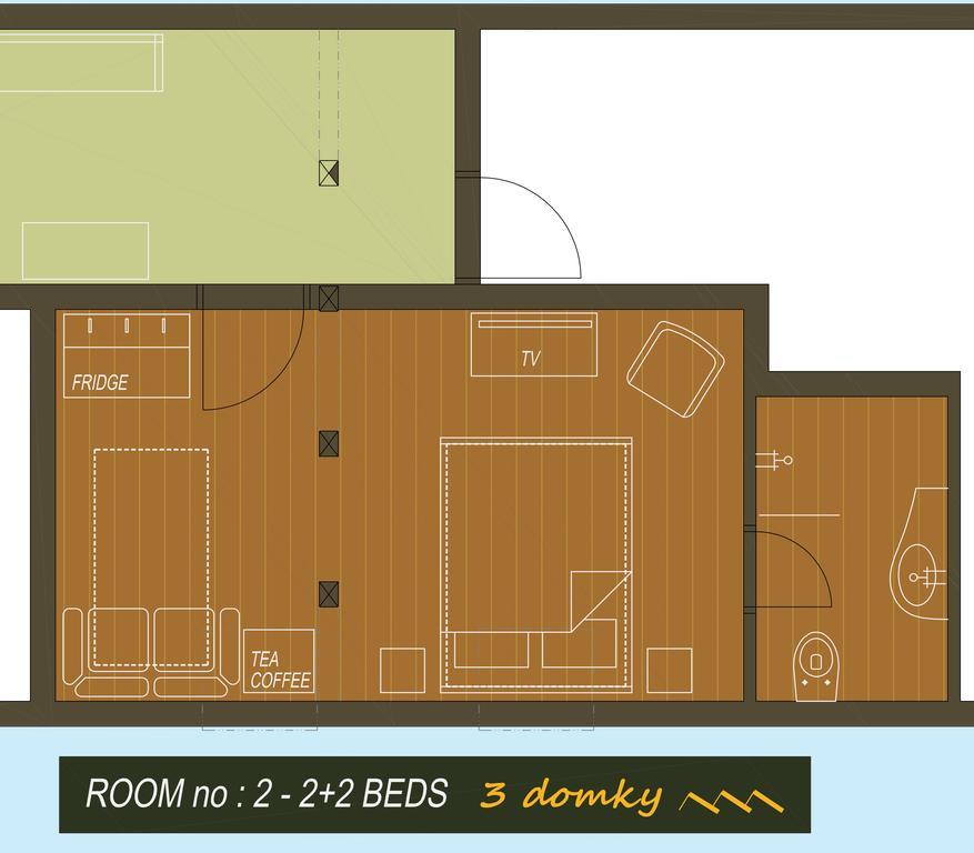 3 Domky Bed & Breakfast Demänovská Dolina Dış mekan fotoğraf