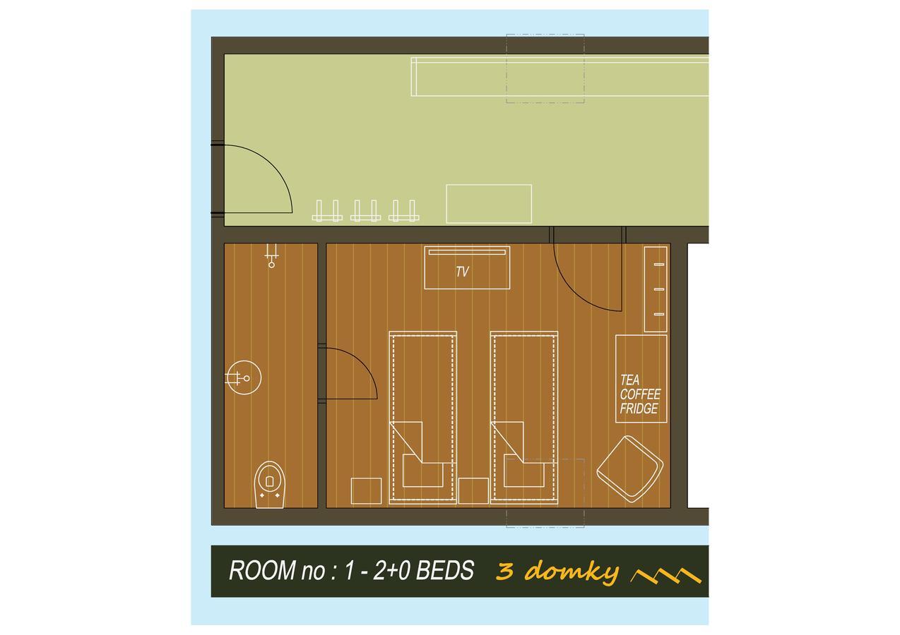 3 Domky Bed & Breakfast Demänovská Dolina Dış mekan fotoğraf